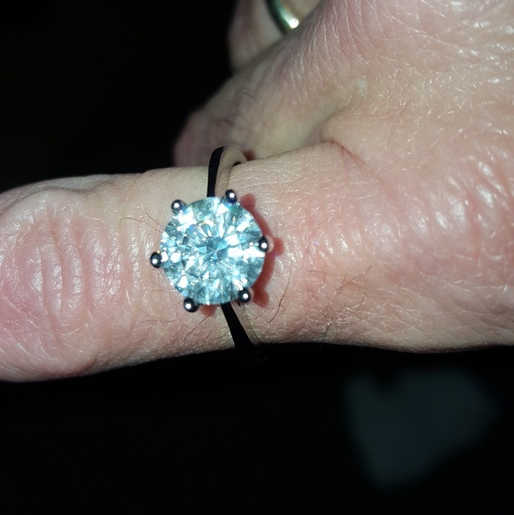 Beautiful Sterling silver.  CZ  New! - Picture 3 of 3